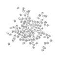 thumbnail image 1 of 100 Pcs Embouts Transparents en Plastique pour Boucles d'Oreilles (Blanc), 1 of 6