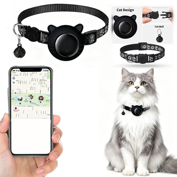 Oliegs Blanket Loss Locator For Cats With Adjustable Neck Collar Real Tracking Device For Indoor Outdoor Activity