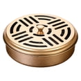 thumbnail image 1 of Yhmxh Home Essentials Home Appliances Classical Design Portable Mosquito Coil Box Iron Case With Lid Coil Holder, 1 of 1