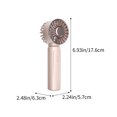 thumbnail image 3 of Boovnll Portable Fan, Adjustable High Speed USB Rechargeable Fans Lightweight Compact Handheld Fan for Outdoor, Travel, Camping, Vacation, Summer Gift, Mini Fan - Fan, 3 of 6