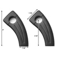 thumbnail image 4 of Krator 3.5" Black Motorcycle Handlebar Pullback Risers Compatible with Kawasaki Vulcan Classic Custom 900, 4 of 4