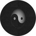 thumbnail image 1 of Ahgly Company Tapis de Zone Ronds d'Intérieur Lavables à la Machine, Transitionnels, Noir Nuit, 4 Pieds Rond, 1 of 7