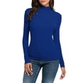 thumbnail image 1 of Chemise pour Femmes à Manches Courtes Décontractée Haut Stylé Chemise de Compression pour Femmes Chemises Chemise pour Femmes Superposition T-Shirts pour Femmes à Manches Longues T-Shirts de Compression pour Femmes à Manches Longues, 1 of 7