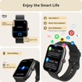 thumbnail image 4 of Smart Watch for Women Men, Smartwatch for iPhone & Android Bluetooth (Answer/Call) Built-in Alexa, 1.91" HD Fitness Tracker with, 4 of 7