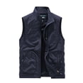 thumbnail image 1 of LOVZFMLL Jackets for Men's Work Clothes Jacket Solid Color Stand Collar Multiple Pockets Outdoor Sports Photography Coat, 1 of 2