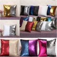 thumbnail image 1 of Réversible Paillettes Sirène Canapé Housse de Coussin Double Couleur, 1 of 5