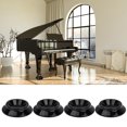 thumbnail image 4 of Piano Foot Cup,4pcs Round ABS Piano Piano Foot Pad Piano Accessory Built for Professionals, 4 of 9