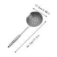 thumbnail image 3 of ZZkhGO Stainless Steel Colander, 304 Large Mesh Kitchen Filter Spoon, Long Handle Oil Strainer for Soup Noodles, 3 of 3