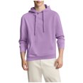 thumbnail image 1 of AherBiu Hoodies For Men Fleece Lined Drawstring Sweatshirts With Pockets Fall Winter Warm Solid Color Casual Workout Pullovers, 1 of 8