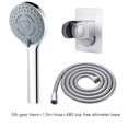 thumbnail image 3 of Pommeau de Douche Plastique Détachable Multi-modes Réglable Anti-Rouille Maison Intérieur Salle de Bain Électroplaqué Remplacement Pulvérisateur Haute Pression Arroseur Type5, 3 of 9