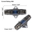 thumbnail image 3 of Unique Bargains Copper Fuse Holder 60Amp Inline Mini ANL Power Fuse for Car Audio Amplifier Protection, 3 of 7