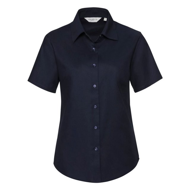 Russell Chemise Oxford à Manches Courtes Facile d'Entretien pour Femmes de la Collection