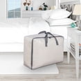 thumbnail image 5 of Sac de Rangement Transparent pour Couette - Sac d'Emballage - Sac de Tri Épaissi pour Déménagement - Tissu à Pince en Maille - Sac de Bagage Grande Capacité, 5 of 5