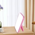 thumbnail image 4 of Folding Makeup Mirror, Portable Desktop Vanity Mirror with Stable Triangular Stand, Compact Travel Cosmetic Mirror for Dressing Table, Bedroom, and Dorm Use, 4 of 8