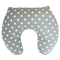 thumbnail image 1 of Ara Enfants Ergonomic Grey and White Polka Dotted Feeding Pillow - #800fp, 1 of 1