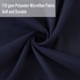 thumbnail image 4 of Unique Bargains 110gsm Brushed Polyester Duvet Cover Set Bedding Set with Bowtie,3-Pieces,, 4 of 9