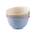 thumbnail image 3 of wycnly Wheat Straw Bowls Set of 4 Microwave Dishwasher Safe Cereal Bowl BPA Free Eco Friendly Plastic Alternative 18 cm, 3 of 8