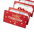 thumbnail image 3 of Gift Cards Christmas Christmas Red Envelope 6 Card Christmas Surprise Party Red Envelope Money Box - Holiday Gift Storage Christmas Gift Card Birthday, 3 of 9