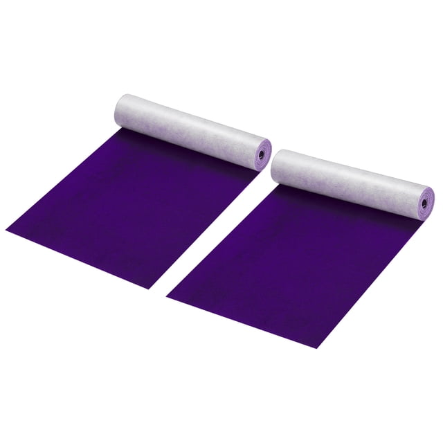 Unique Bargains Patchs en Velours Autocollants Patchs de Réparation Violet 58'x8' Lot de 2