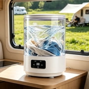 EGNMCR 4L Portable Mini Washing USB Powered Small Laundry Washer With Removable Basket Compact Washer For Underwear Socks Baby Clothes Mini washing machine