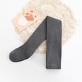 thumbnail image 2 of FAIWAD Girls Knee High Thermal Socks Winter Warmth Stretchy Long Socks Kids Basic Solid Color Mid Calf Stocking, 2 of 3
