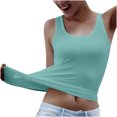 thumbnail image 2 of SMihono Hauts pour Femmes Débardeur pour Femmes Doublure en Coton pour Femmes Débardeur à Col Rond Hauts avec un Beau Dos Débardeurs pour Femmes Hauts d'Été pour Femmes, 2 of 5