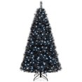 thumbnail image 1 of Costway 7 FT Halloween Tree with 572 Branch Tips Frosted Pine Needles 320 White LED Lights, 1 of 10