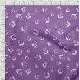 thumbnail image 4 of oneOone Viscose Chiffon Purple Fabric Floral Craft Projects Decor Fabric Printed By The Yard 42 Inch Wide, 4 of 4