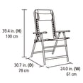 thumbnail image 3 of Mainstays Folding Bungee Chair, 3 of 9