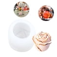 thumbnail image 3 of Heart-Shaped Candle Ice Makers Resin Mold Roses Diy Craft Mould, 3 of 22