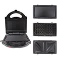 thumbnail image 1 of Total Chef 4-in-1 Grill, Griddle, Sandwich & Waffle Maker, Versatile Kitchen Appliance for Easy Meals, 1 of 9