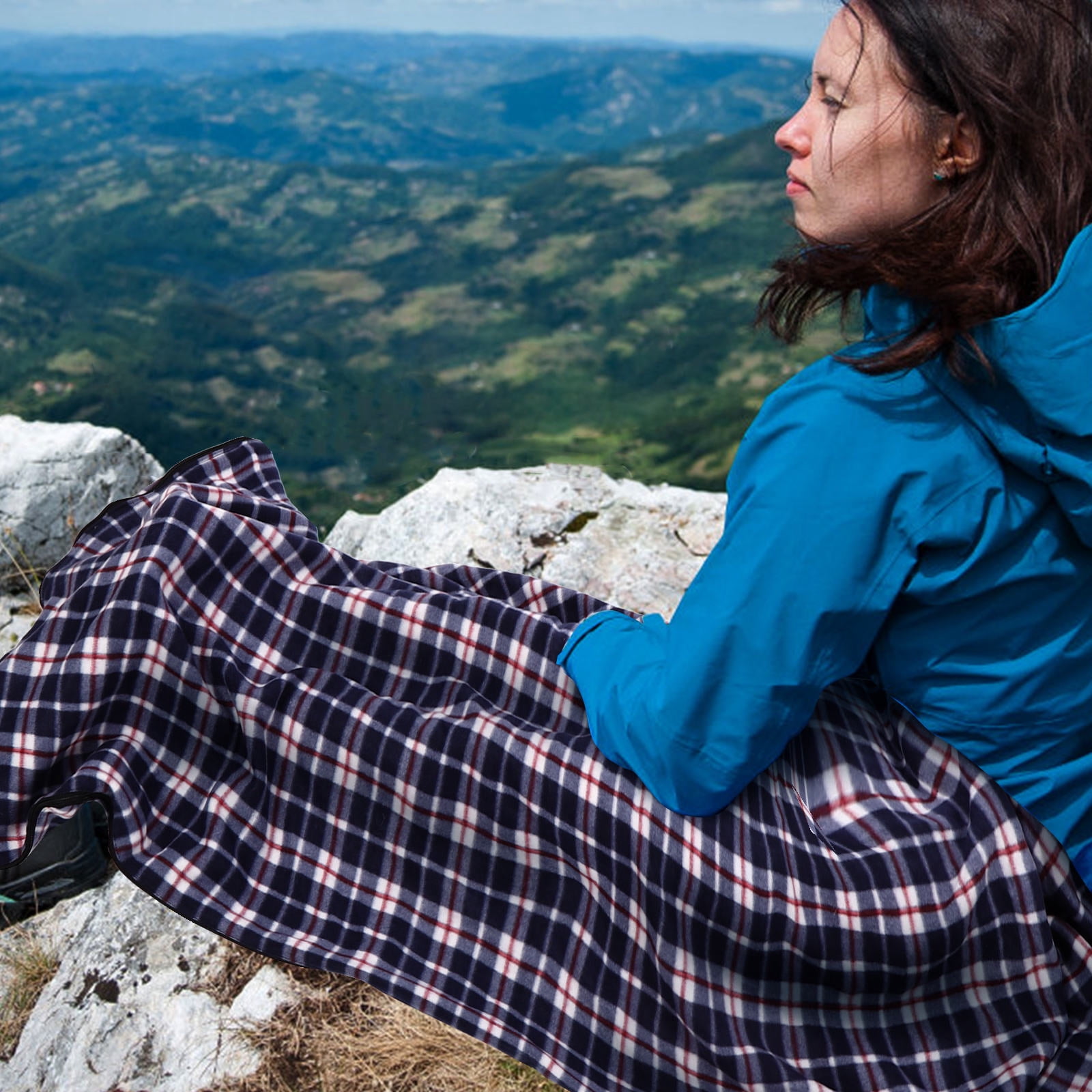 OUNONA Compact Black Sleeping Bag for Adults Foldable Warm Sleeping Sack for Outdoors