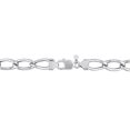 thumbnail image 4 of Miabella Sterling Silver Link Chain Necklace, 4 of 5