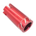 thumbnail image 1 of pitrice Fishing Rod Gimbal Metal Pole Cap for Holder Rod Rod Repair Black DIY Building Rod Red Length 5.5cm, 1 of 6