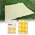 thumbnail image 1 of TIELUTT Nappe à Carreaux Huile Usage Intensif Essuyage Napperons de Table à Manger pour 4 Ensemble de Table à Manger pour 4 Ensemble de Salle à Manger Table et 4 Chaises Napperons Ronds d'Automne Napperon de Table pour Bébé d'Intérieur pour Table Ronde, 1 of 4