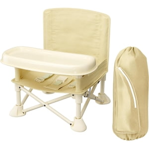 Greenwalnut Chaise pour bébé portable avec plateau amovible (Grey)