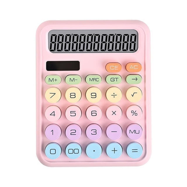Ohufall Dopamine Color Scientific Calculators Mechanical Key Basic Small Calculator For School