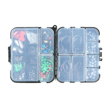 XZNGL Fishing Tackle Box with Tackle Included 188Pc Fishing Accessories Kit Set with Tackle Box Pliers Jig-Hooks Swivels Fishing Box with Tackle Included Fishing Accessories Tackle Box