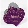 thumbnail image 3 of Inkdotpot Real Rose Gold Foil Thanks For Celebrating With Me Birthday Tags Favor Hang Paper Tags 50 Pieces, 3 of 6