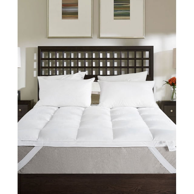 Cheer Collection Matelas de Luxe Hypoallergénique Blanc Grand Lit