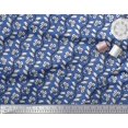 thumbnail image 3 of Soimoi Velvet Fabric Leaves & Floral Block Print Sewing Fabric Yard 58 Inch Wide, 3 of 3