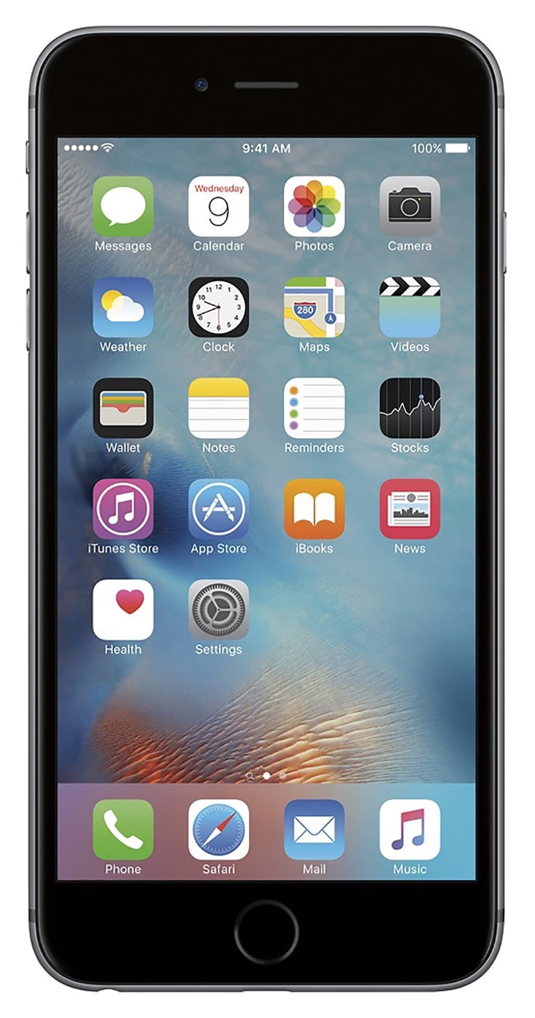 Restored Apple iPhone 6s Plus 16GB Unlocked GSM 4G LTE 12MP Cell Phone - Space Gray (Refurbished)