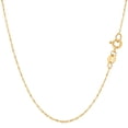 thumbnail image 1 of 10k Yellow Gold Rope Chain Necklace, 0.6mm, 18", 1 of 1