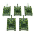 thumbnail image 2 of MERIGLARE 5Pieces Military Tank Model 12cm for Sand Table Decoration Kids Toys, 2 of 9