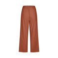 thumbnail image 5 of Women Fashion High Waisted Wide Leg Pants Drawstring Elastic Trousers Comfy Straight Leg Long Pants With Pockets, 5 of 5