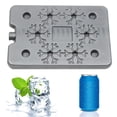 thumbnail image 1 of Blocs Réfrigérants pour Boîtes à Lunch Blocs Réfrigérants pour Refroidisseur Ventilateur de Climatisation Boîte à Glace Mini Blocs Réfrigérants pour Ventilateur de Climatiseur Blocs de Congélateur Réutilisables pour Refroidissement Rapide Petit Ventilateur Gris, 1 of 6