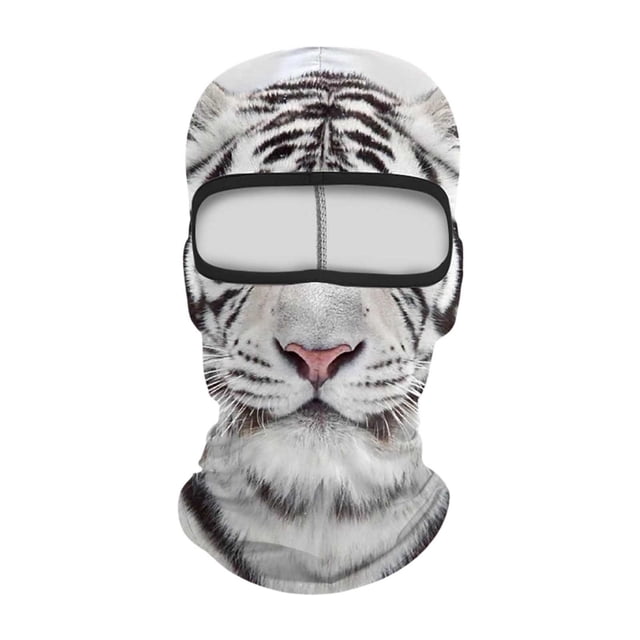 Cagoule Intégrale pour Chat Chien Animal Halloween Ski pour Sports de Plein Air, Équitation et Randonnée