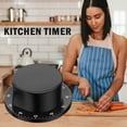 thumbnail image 3 of Kitchen Timer for Chefs with Loud Mechanical Alarm and Exquisite Stainless Steel Body No Batteries Needed, 3 of 6