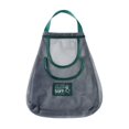 thumbnail image 1 of Storage Bag Organizer Mesh Hanging Kitchen Produce Holder For Onions Garlic Potatoes Ginger 41 cm x 30 cm Gray Nylon, 1 of 6