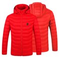 thumbnail image 4 of EGNMCR Jackets for Men Outdoor Warm Clothing Heated For Riding Skiing Fishing Charging Via Heated Coat, 4 of 6